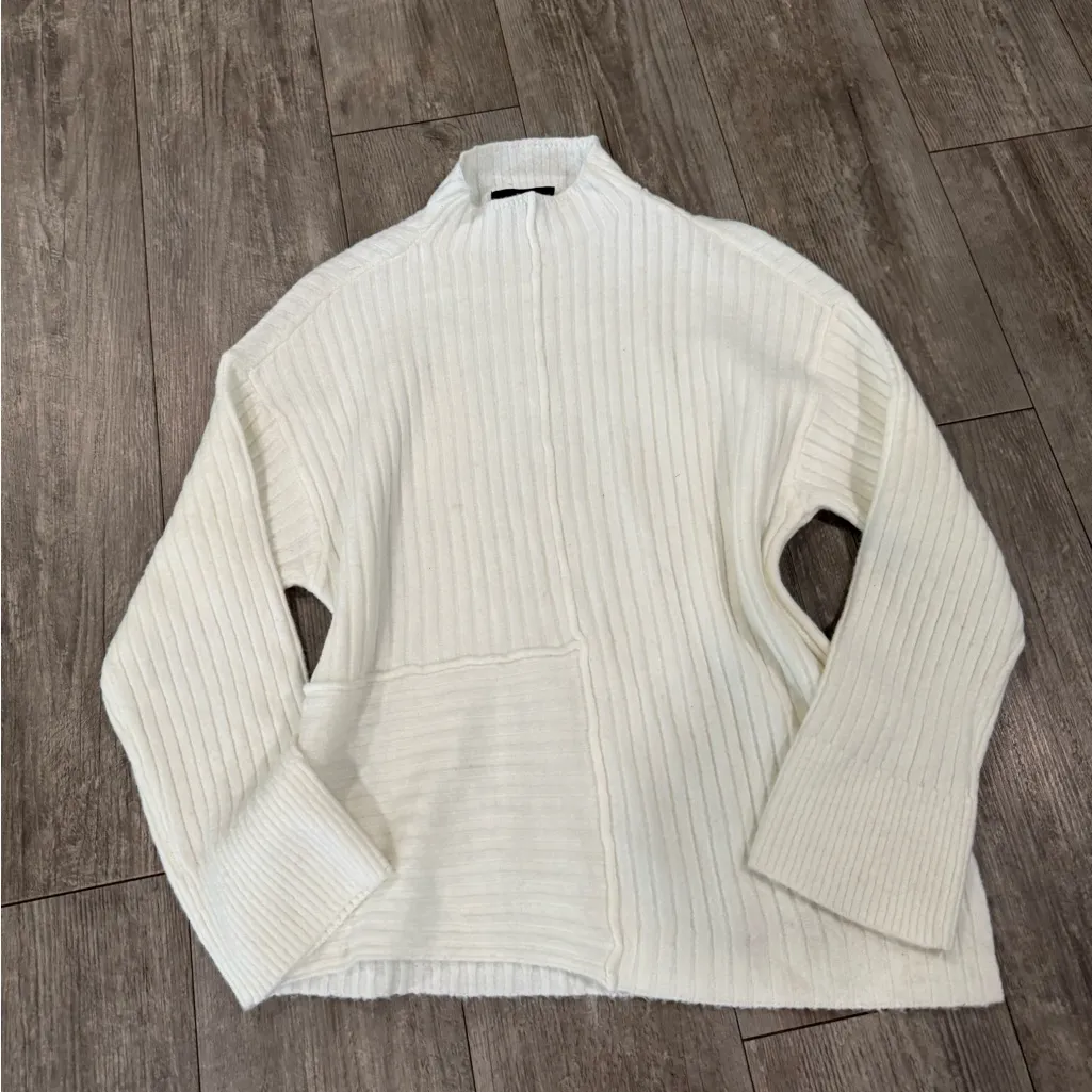 Sanctuary  White Ribbed Turtleneck Sweater - Image 8