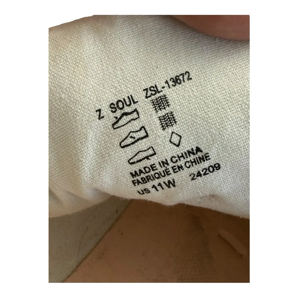 Taos Z Soul Sneaker Women Size 11 W White/Pewter (NO INSOLE) New READ! White - Image 7