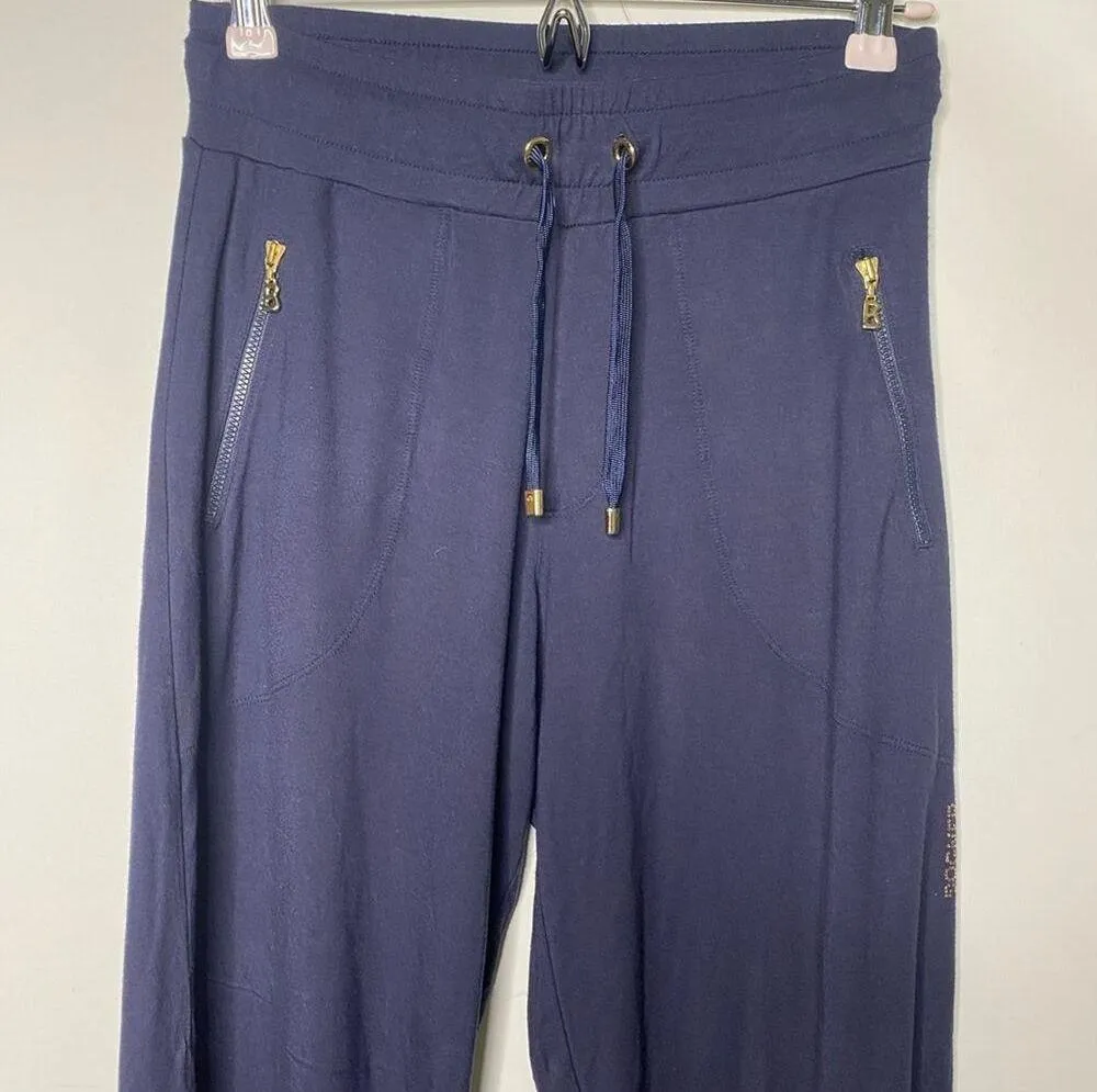 Bogner navy lightweight straight leg sweatpants XS - Image 3