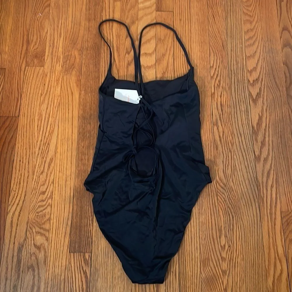 Andie‎ Swim The Fiji One Piece Swimsuit Black size XS NWT minimalist - Image 4