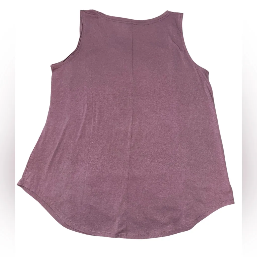 Plan + Purpose Drapay Tank Top in Desert Rose Pink Size L - Image 2