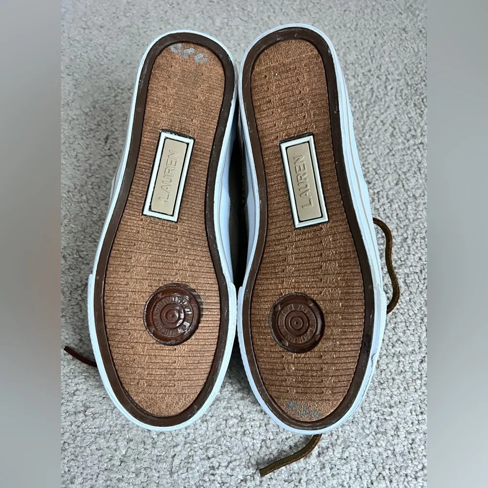 🆕Lauren Ralph Lauren Veeta Canvas Shoes, Size 8 - Image 3