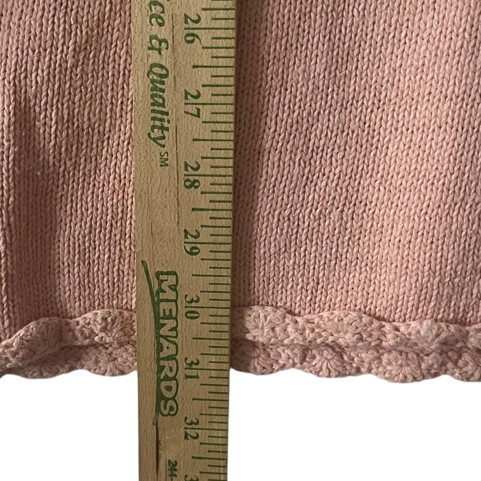 Vtg Maggie Lawrence Pink Floral Embroidered Sequin Sweater Pullover Women's L Size L - Image 9