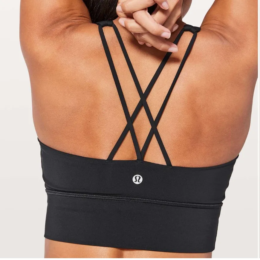 Lululemon 4 Free To Be Bra Long Line in Black - Image 2