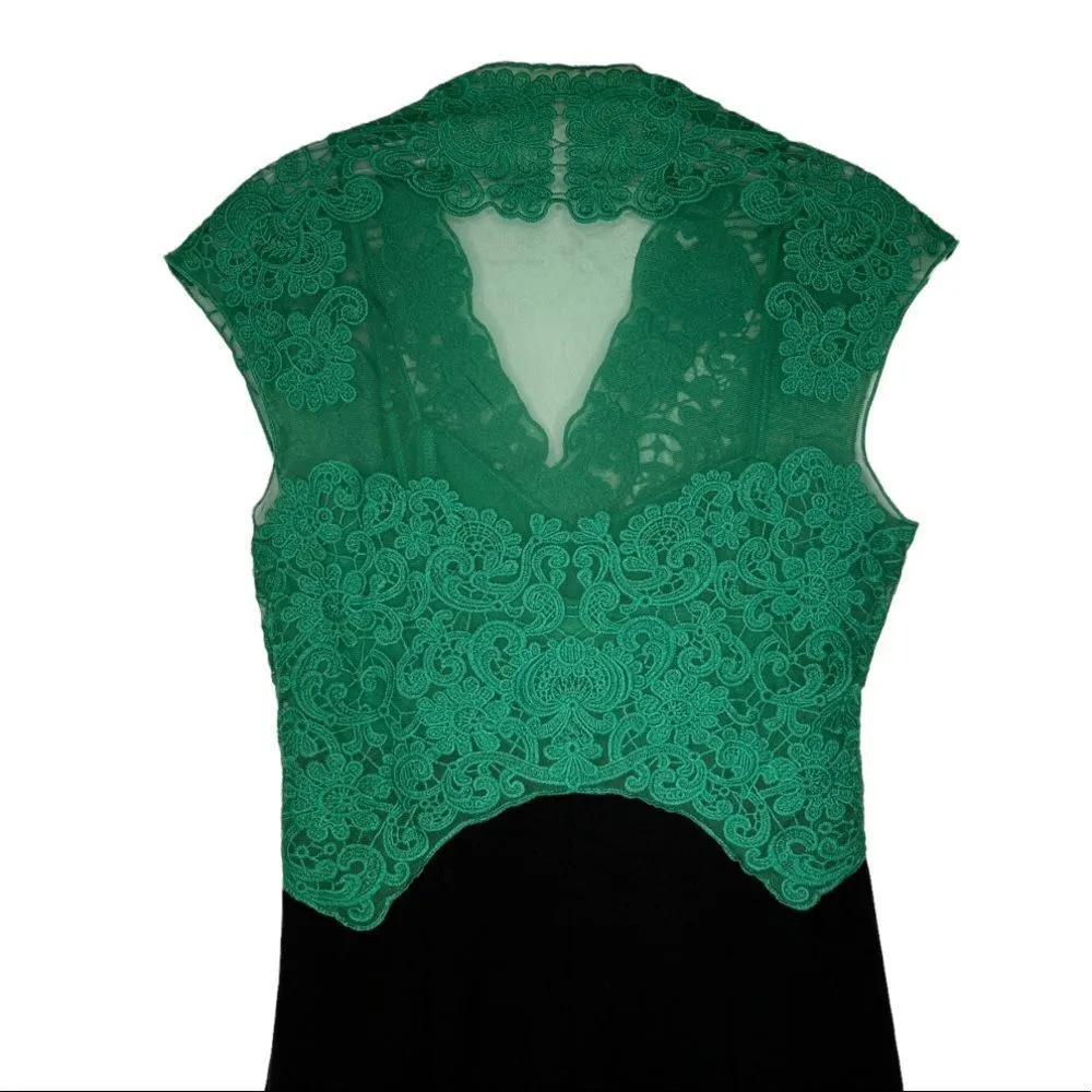 Venus Green Lace Dress - Image 7