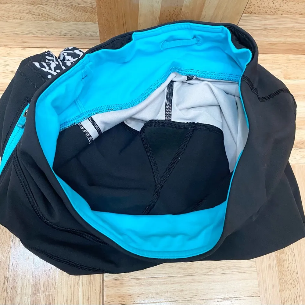 LULULEMON Run: Top Speed Crop Mini Brushed Animal Black & White Crop Pant Size 6 - Image 12