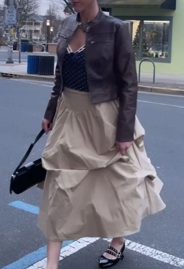 Ruched Maxi Skirt - Image 5