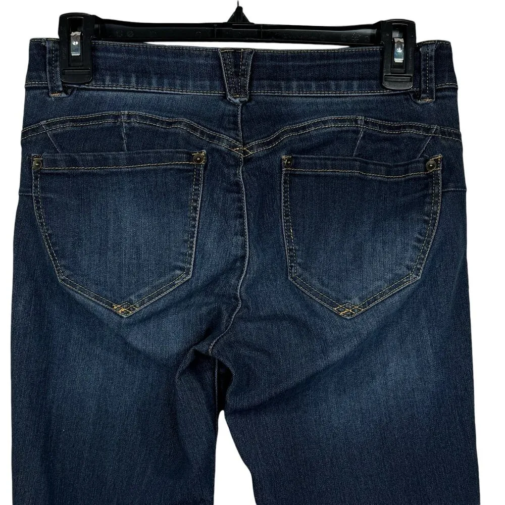 Democracy SZ 2 “Ab”solution Skinny Jeans Low-Rise Stretch Pockets Medium Wash - Image 5