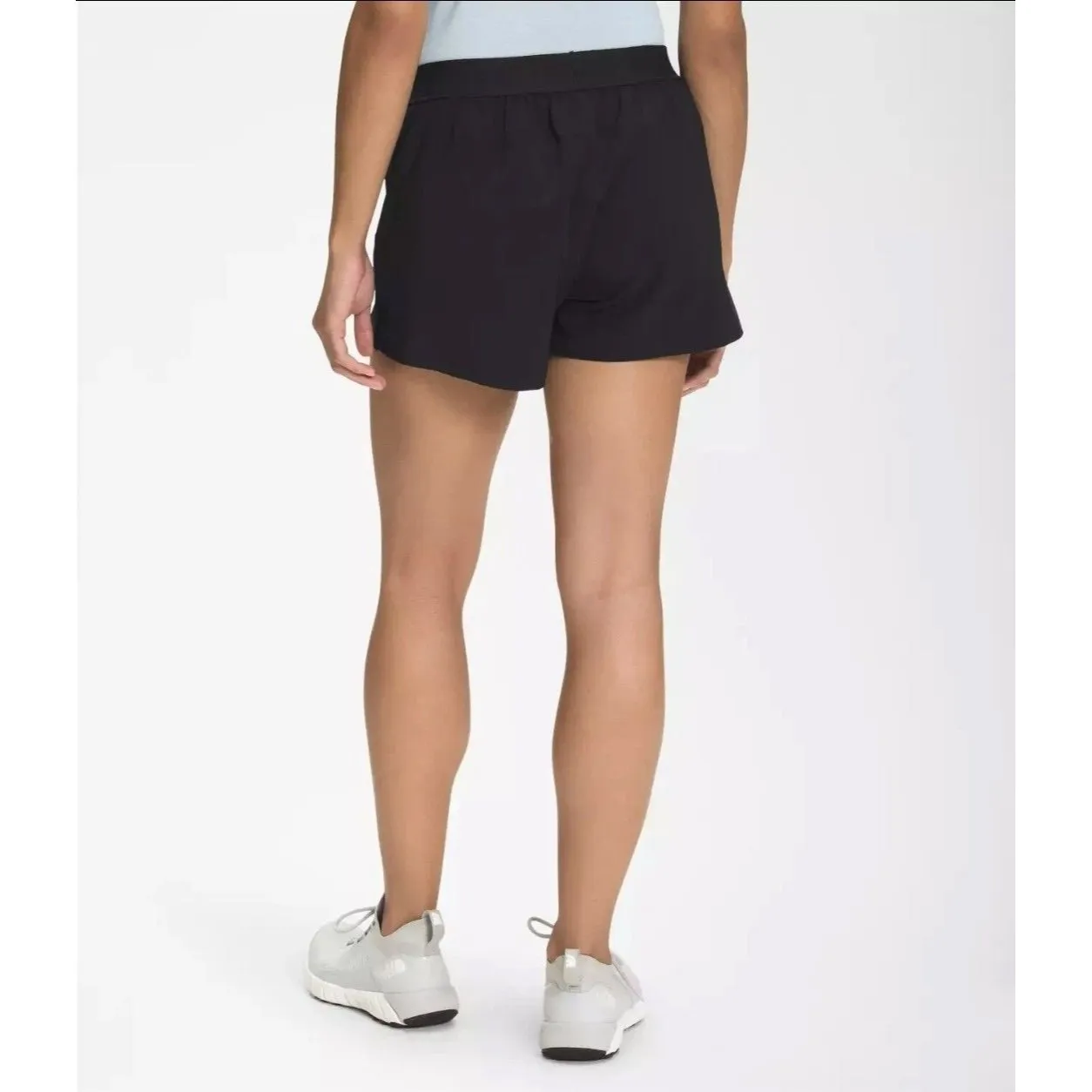 NEW The North Face Women's Wander Shorts Run Black Lined Size Large MSRP $50 - Image 3