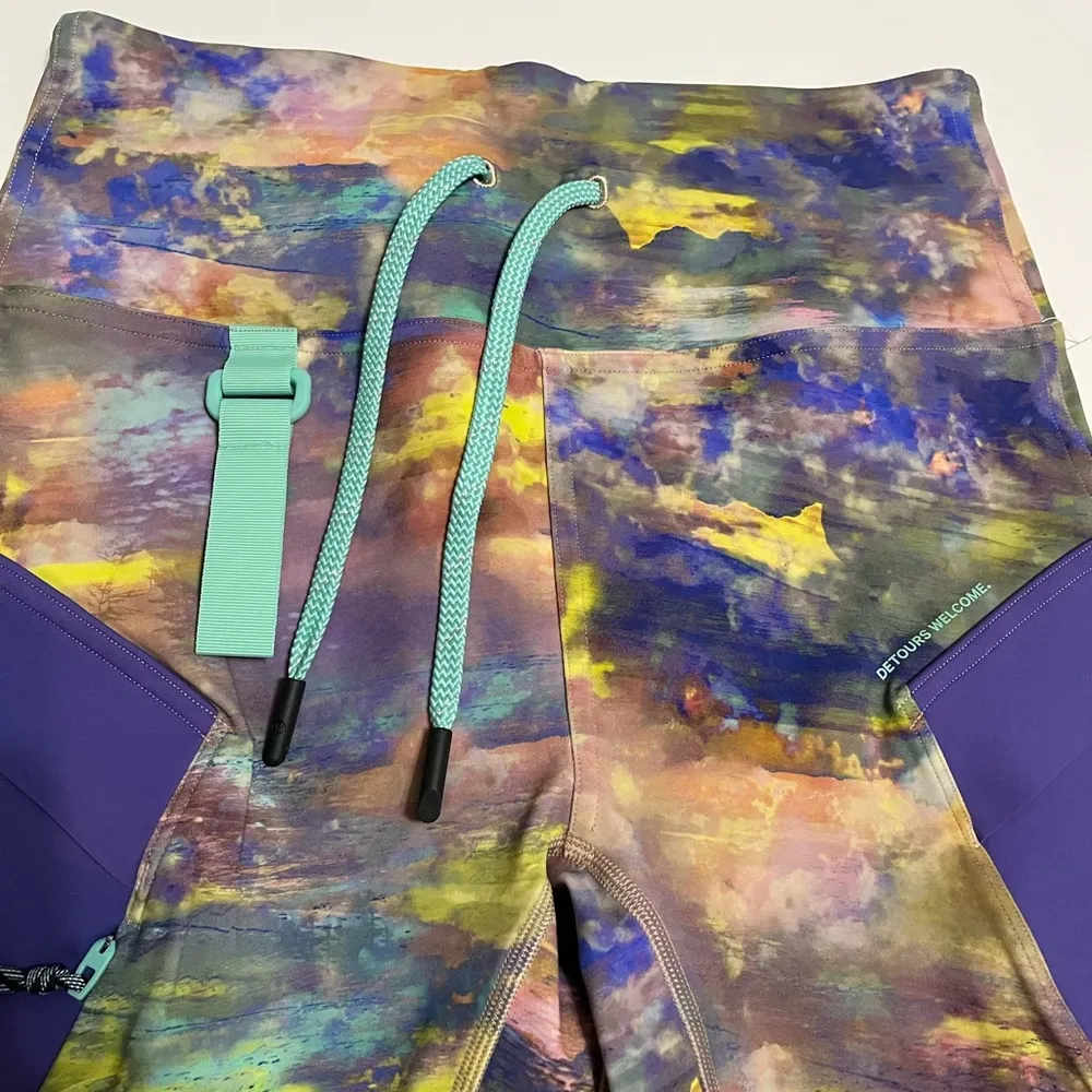 lululemon athletica Cargo SHR Hiking Tight 25” -Altered Nature Multi -Size 6 - Image 6