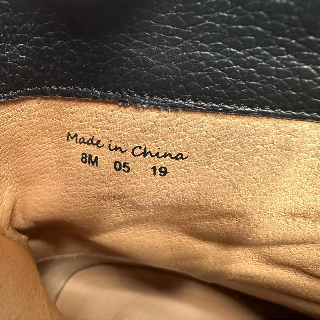 Jack Rogers Women's Eliza Moto Boots in Black Leather Size 8 - Image 9