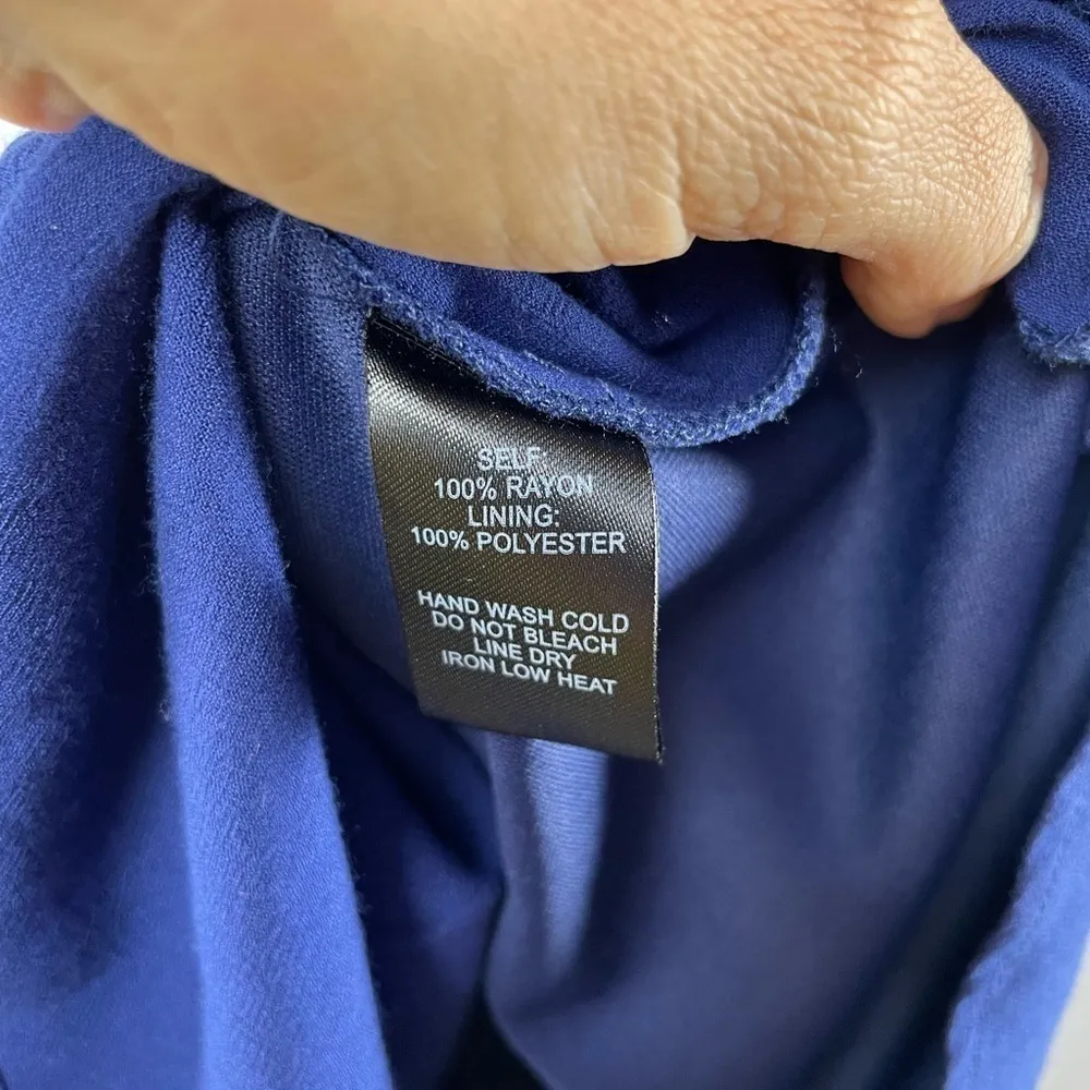 Lulus Camden Wrap Skort Dress in Navy Blue Size Small‎ - Image 9