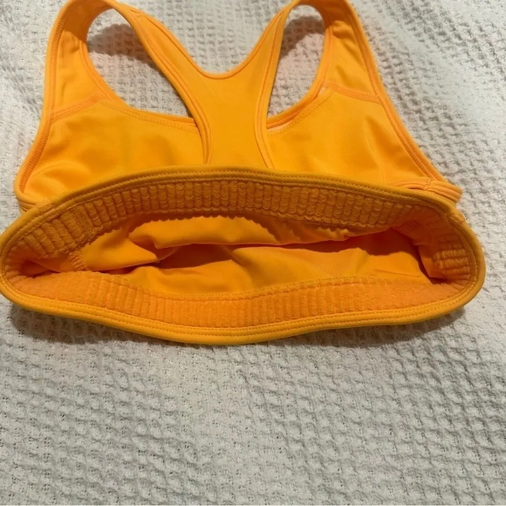 Nike Dri Fit XS Orange Women's Medium-Support 1-Piece Pad Sports Bra - Image 5