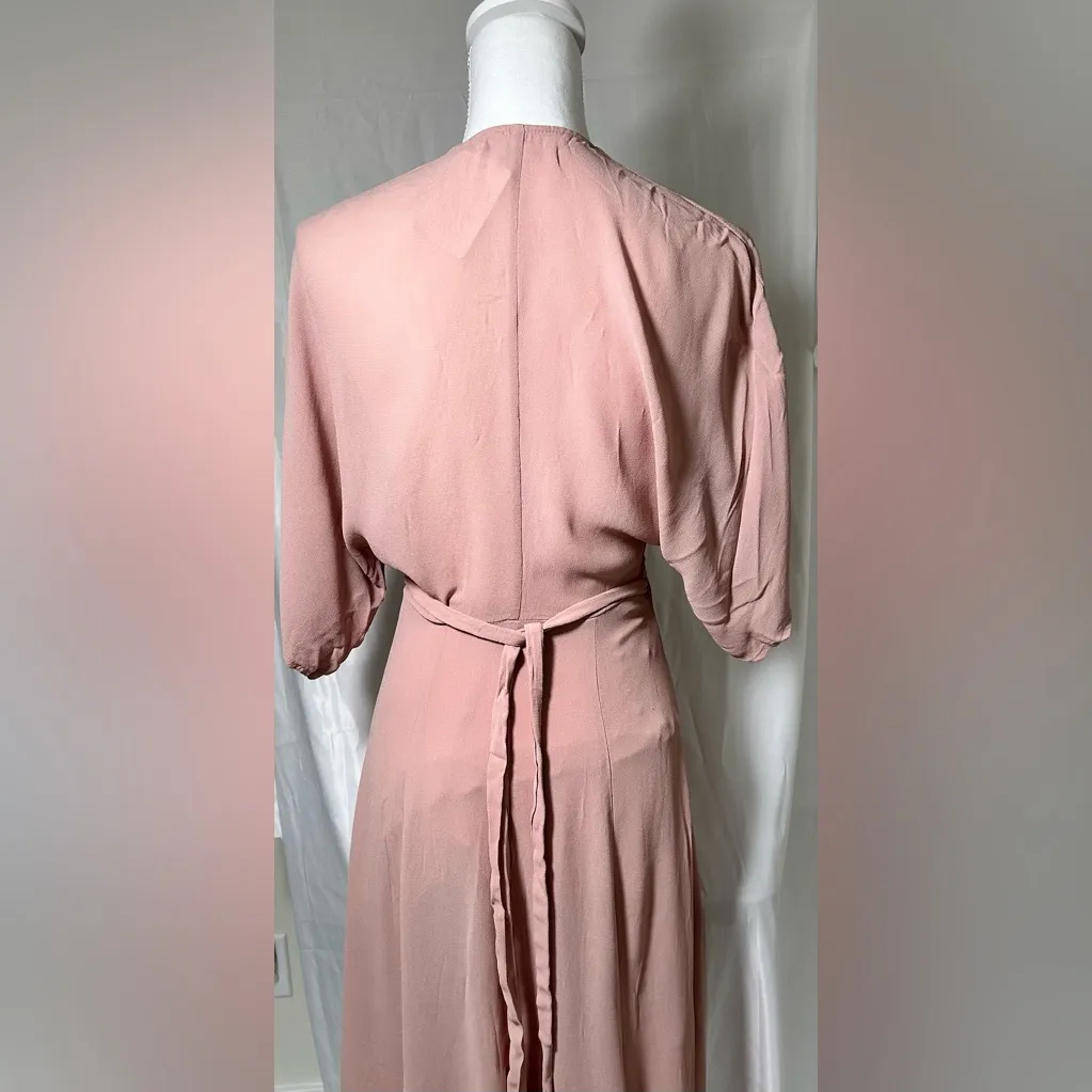 Reformation Blush Pink Winslow maxi dress - Image 8
