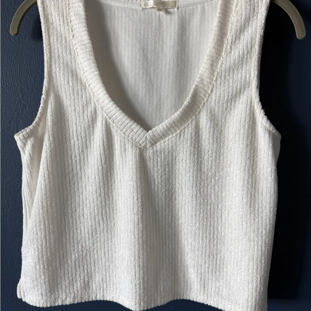 Women's Z Supply - Sloane V-neck Ribbed lounge wear size small - Image 2