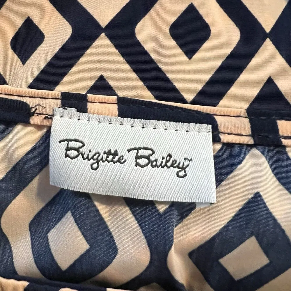 Brigitte Bailey Women’s Dress Medium Made In USA Blue - Image 3