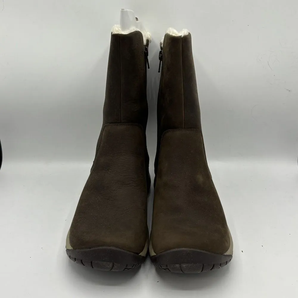 Merrell Womens Encore 4 Tall Zip Polar Waterproof Boot Espresso Size 7.5 New - Image 2