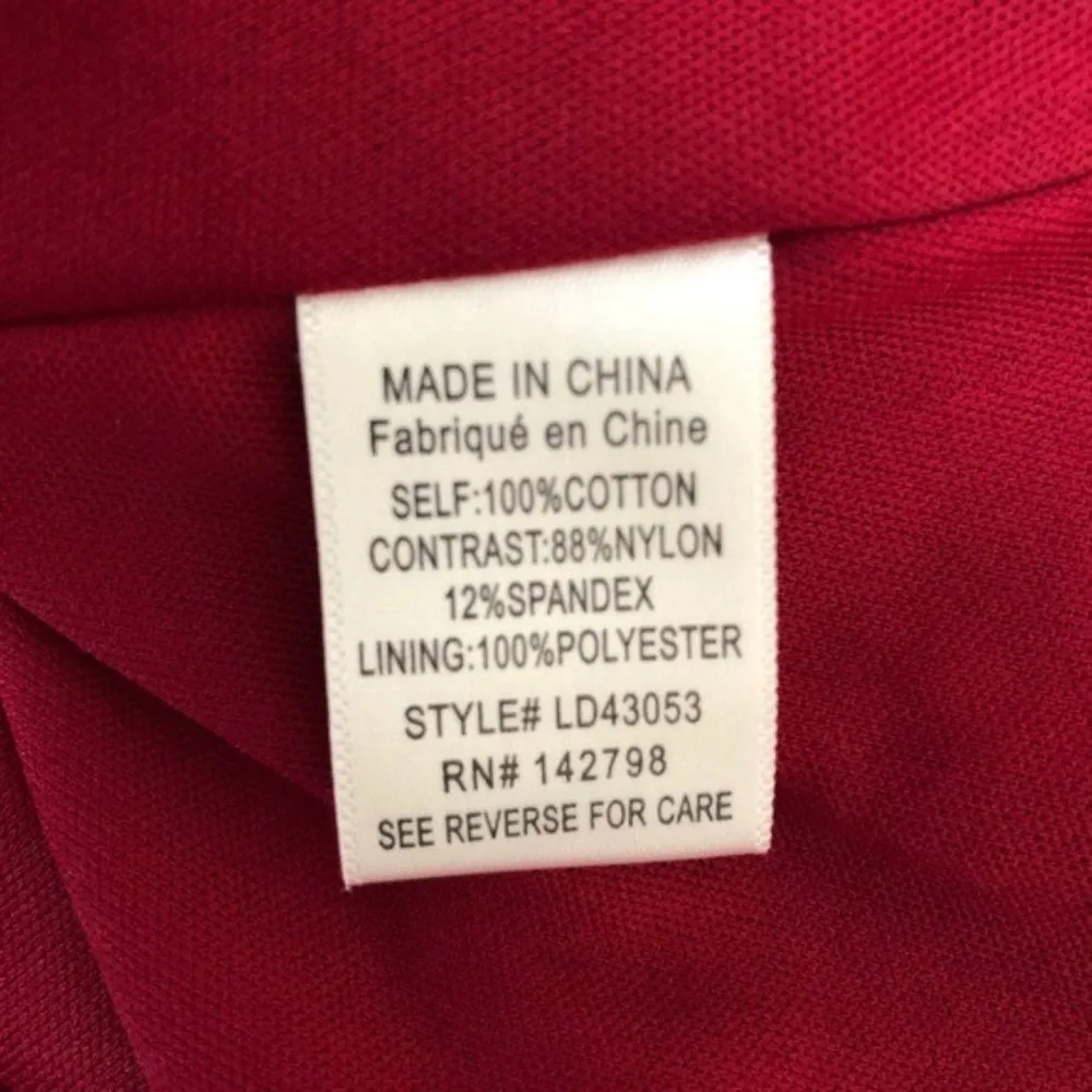 Altar'd State Mini Dress Cotton Lace Button Front Burgundy Size S MSRP $79.95 - Image 8