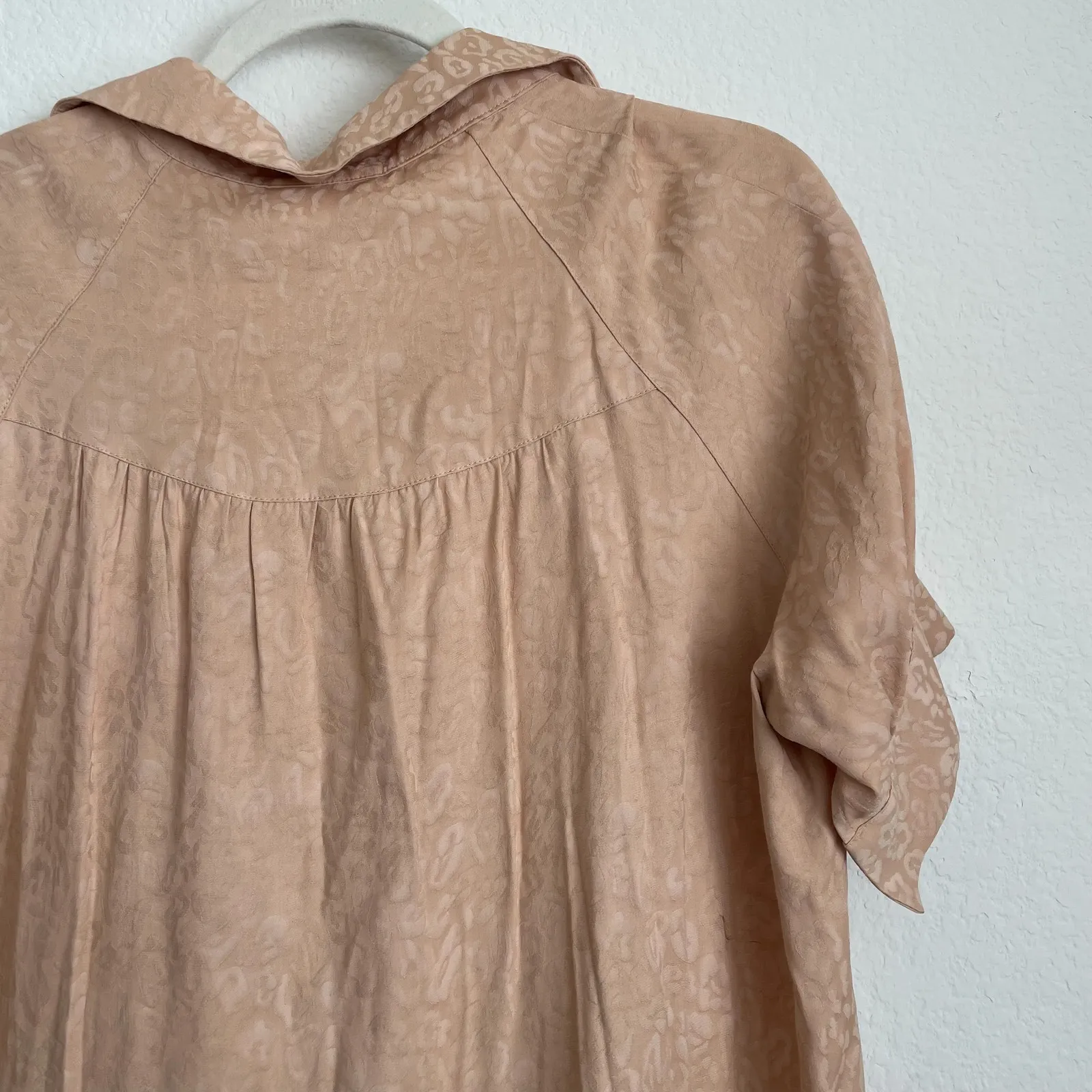 BAUM UND PFERDGARTEN Neutral Cream Cheetah Mini Dress Size M - Image 6