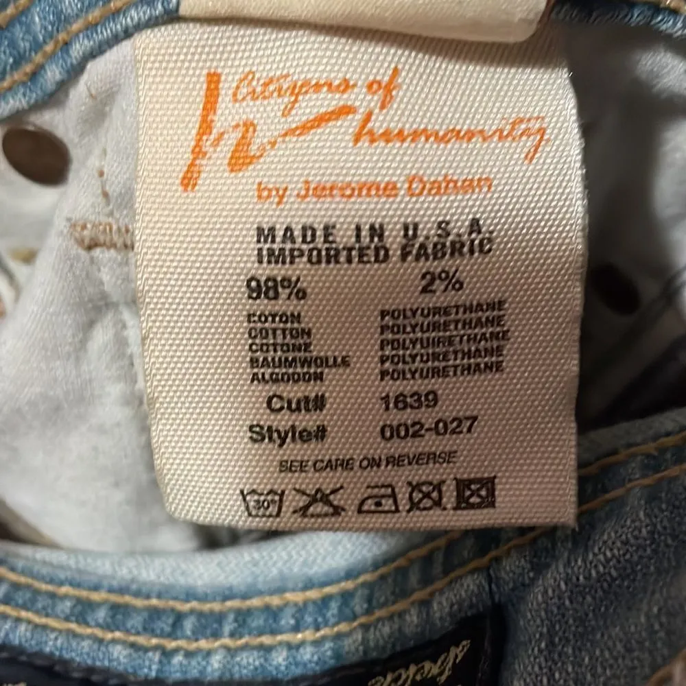 Citizens of Humanity Ingrid #002 Low waist flare distressed light wash - Image 6