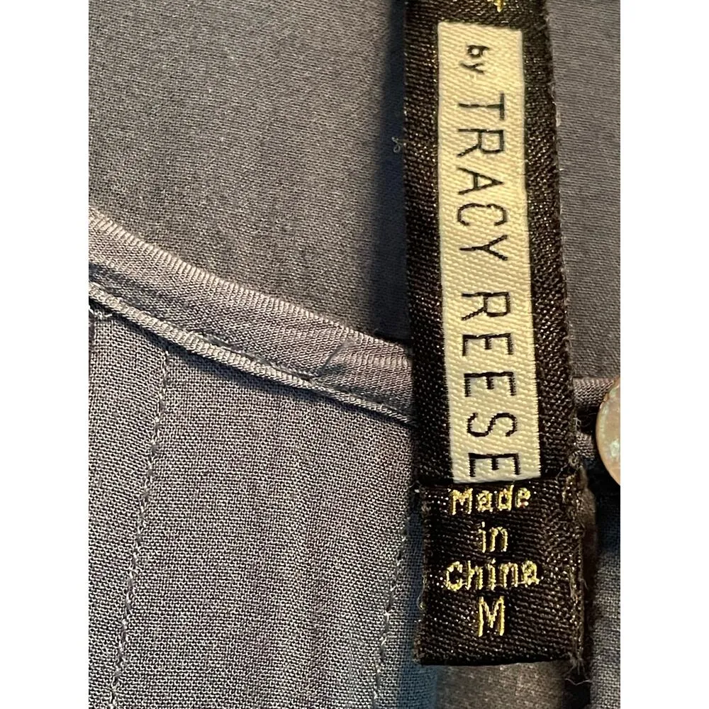 Plenty by Tracy Reese Bohemian Blue Lightweight Tunic size Medium - Image 7