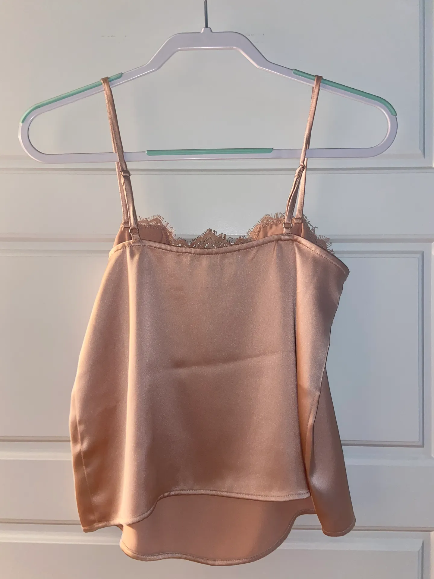 Pink Silk Tank Top  - Image 2