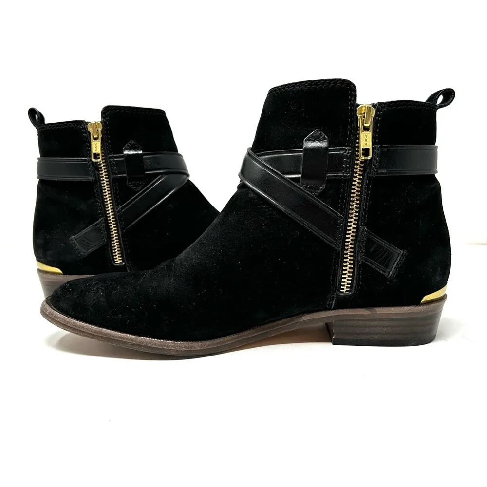 COACH Leoda Suede, Leather ankle booties, size 8 - Image 11