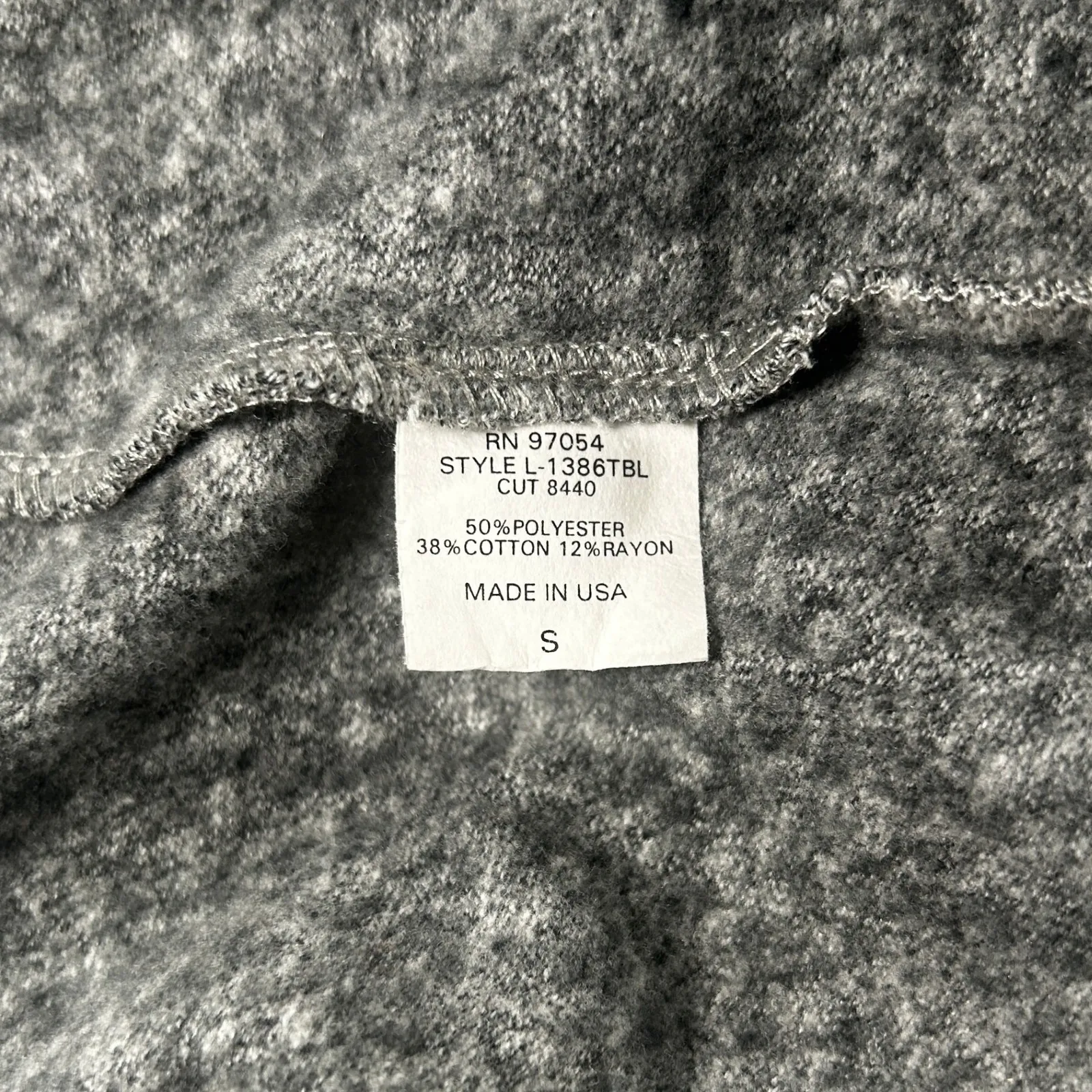 Lanston Gray Off The Shoulder Long Sleeve Pullover Sweatshirt Top‎ - Image 9