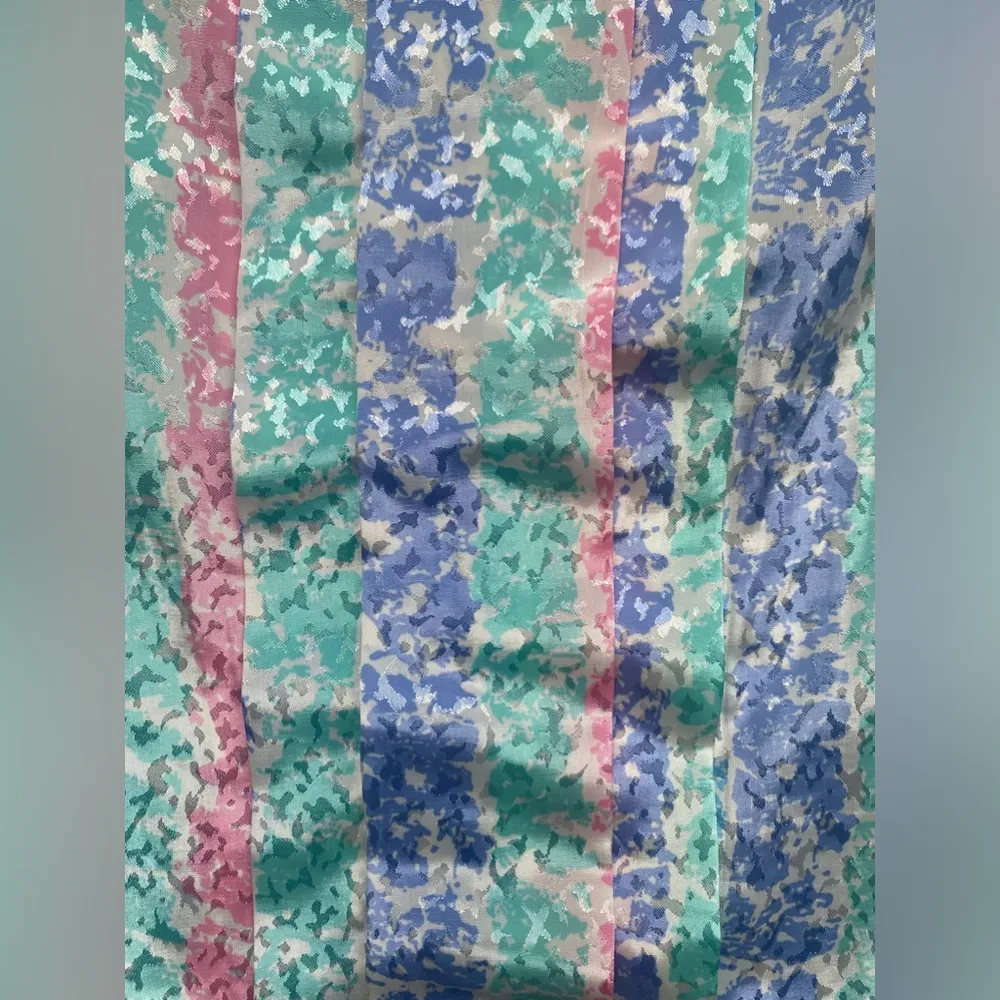 Vintage Jonathan Martin lace collar cap sleeve button back blouse, size medium - Image 3