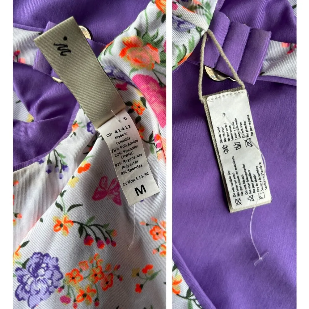 Maaji Dunes Nude Tiky Reversible One-Piece Swimsuit Size Medium - Image 7