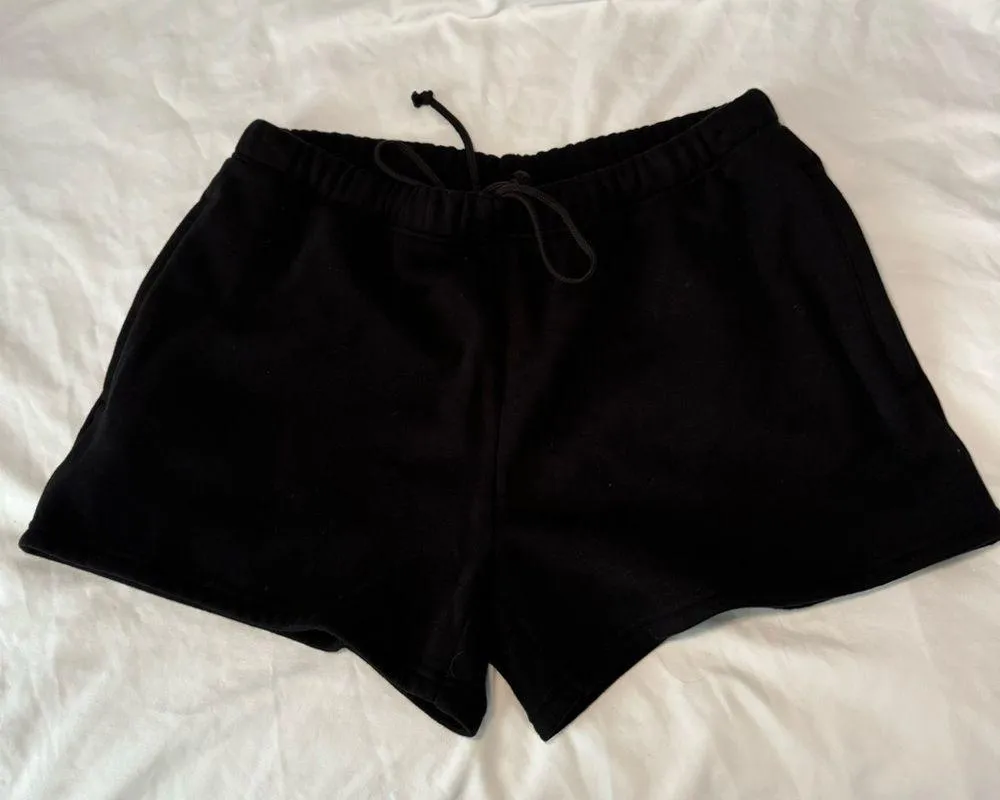 Skims cotton fleece cotton shorts - Image 2