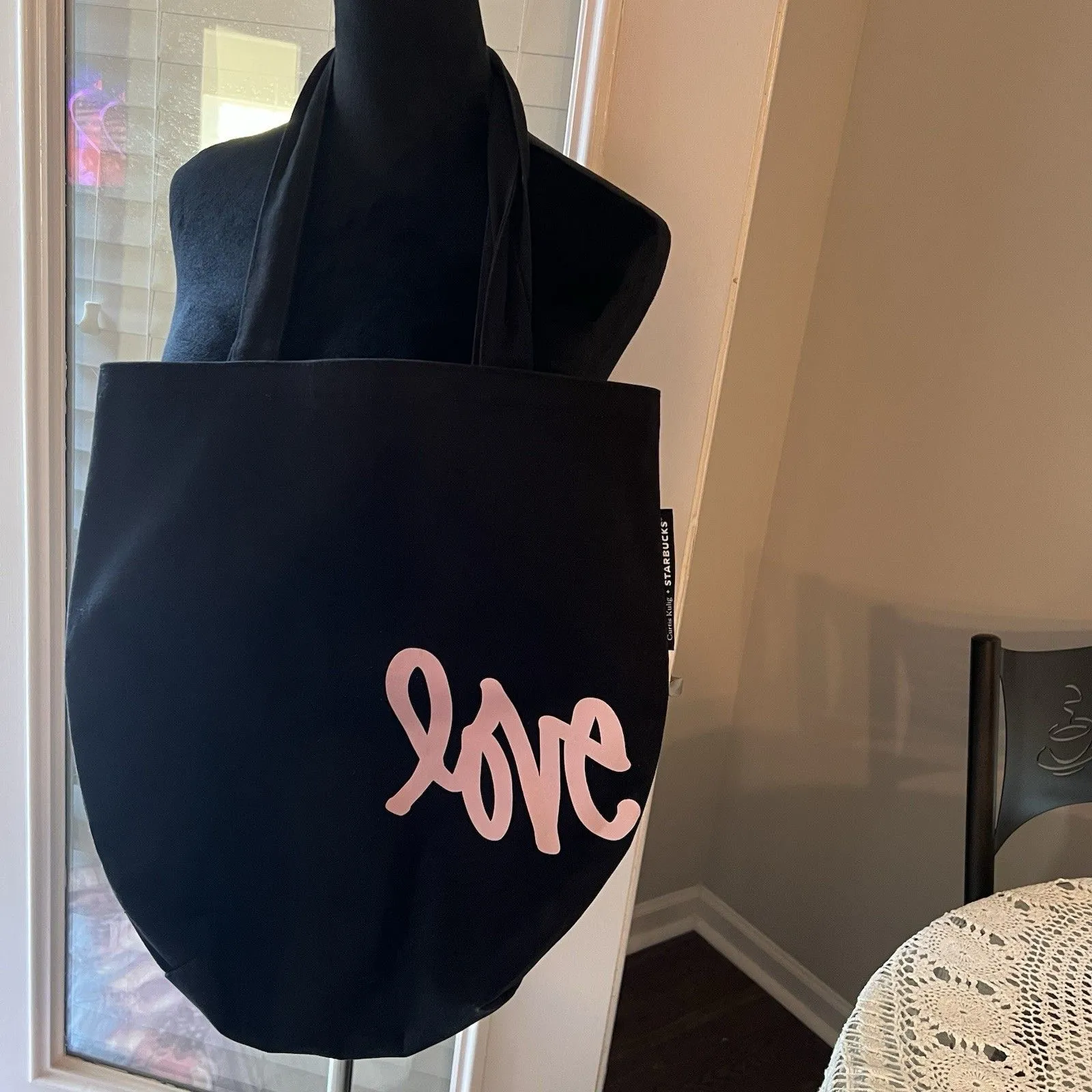 Starbucks Curtis Kulig Tote Love Me Reusable - Image 2