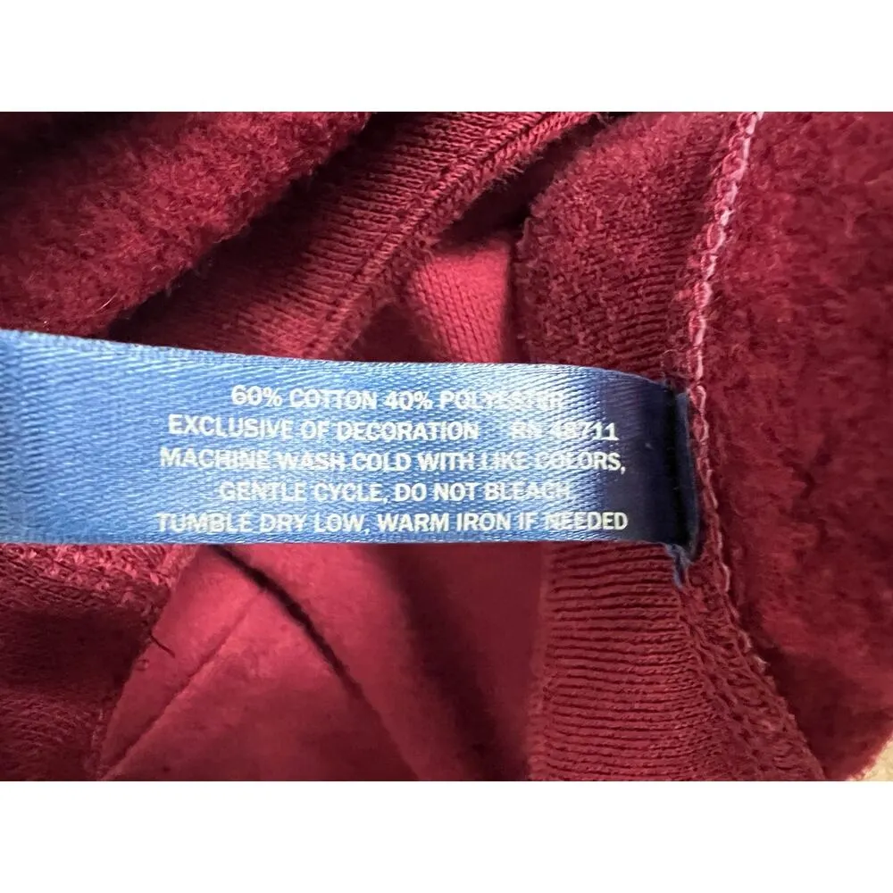 Falls Creek Embroidered Fleece Lined Button Up Cardigan Large - Image 8