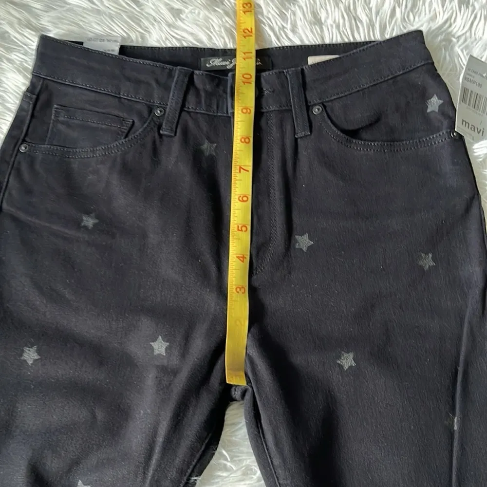 Mavi Jeans Co. Lucy High rise Super skinny Jeans star print black size 27 Nwt - Image 5