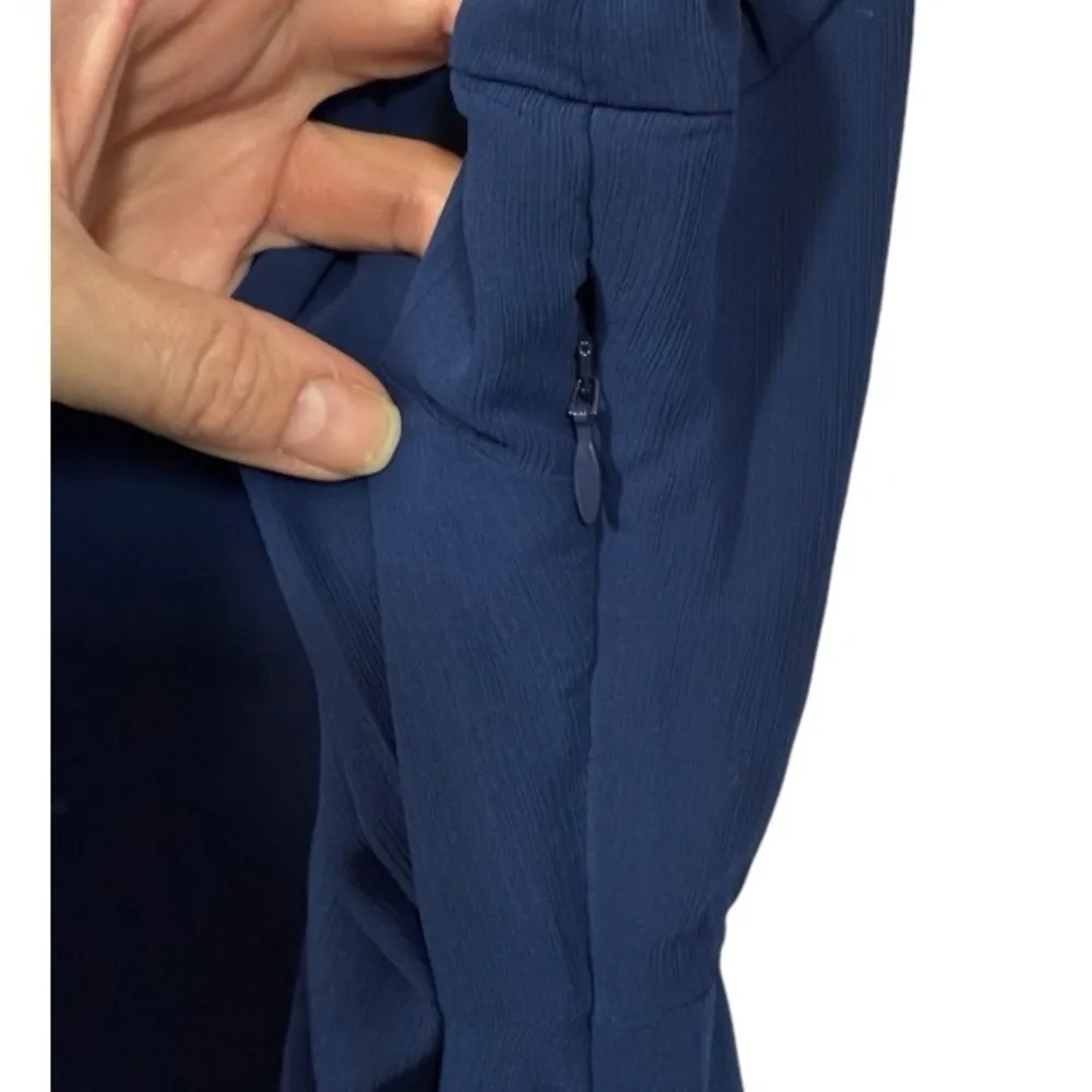 NWT J. Crew Mini Dress With Flounce Hem Navy Size 14 Feminine Flirty‎ Preppy - Image 10