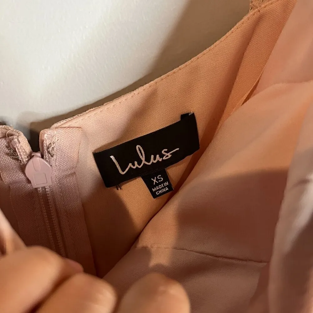 Lulu's In a Fairy Tale Blush Pink Lace Maxi Dress - Image 5