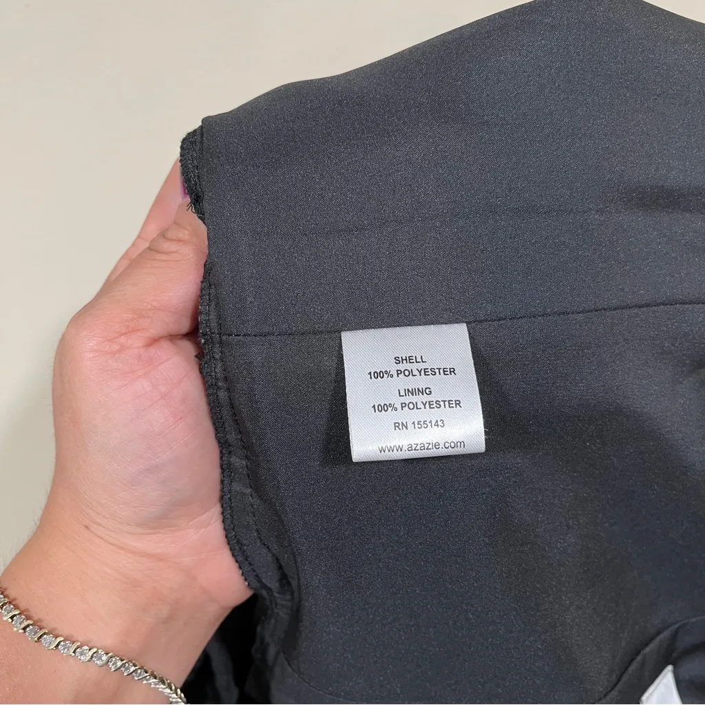 NWT AZAZIE AMBROSIA
Black A-Line Pleated Floral Burnout Dress size 14 black - Image 10