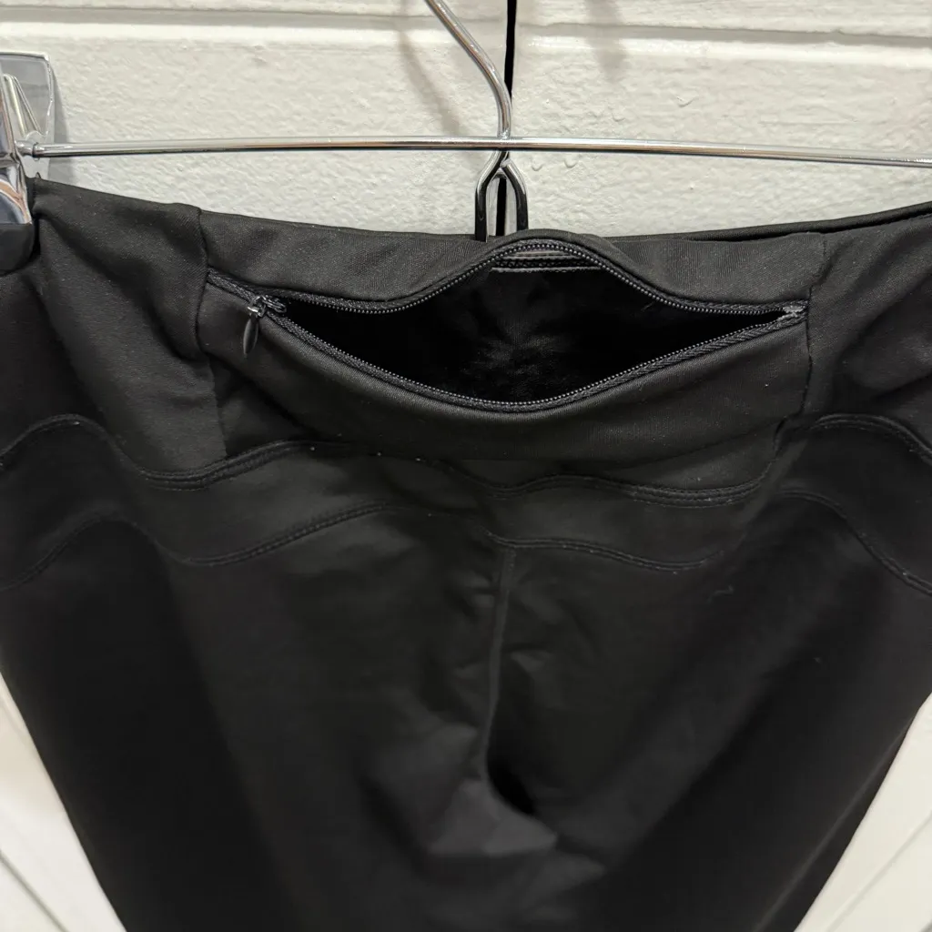 Unbranded Black Tapered Joggers Size L - Image 4