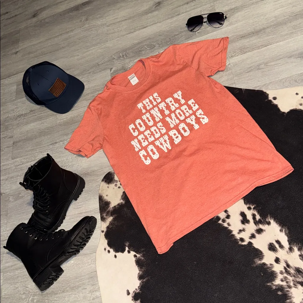 🍑This Country Needs More Cowboys•Gildan Softstyle TeeShirt•Size:M🍑 - Image 3