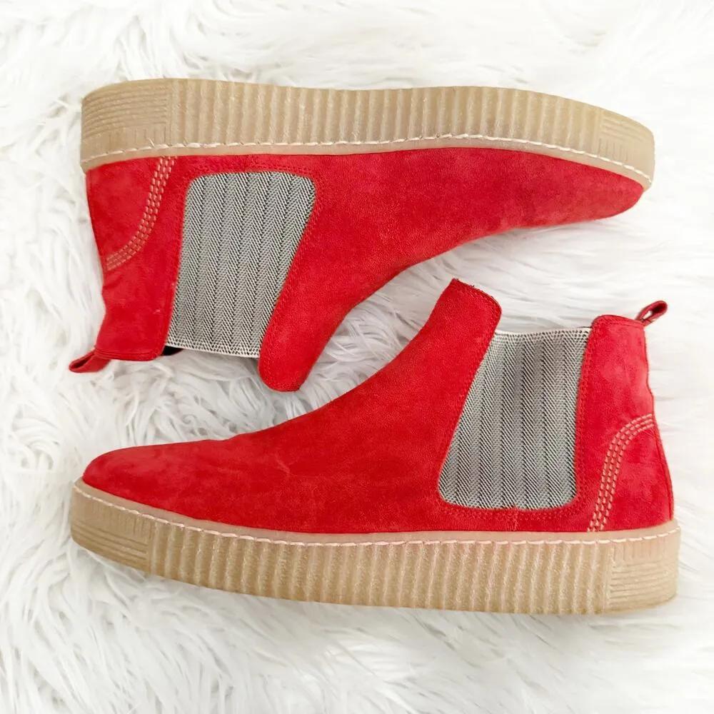 GABOR | Lourdes Red Gray Chelsea Pull - Image 3