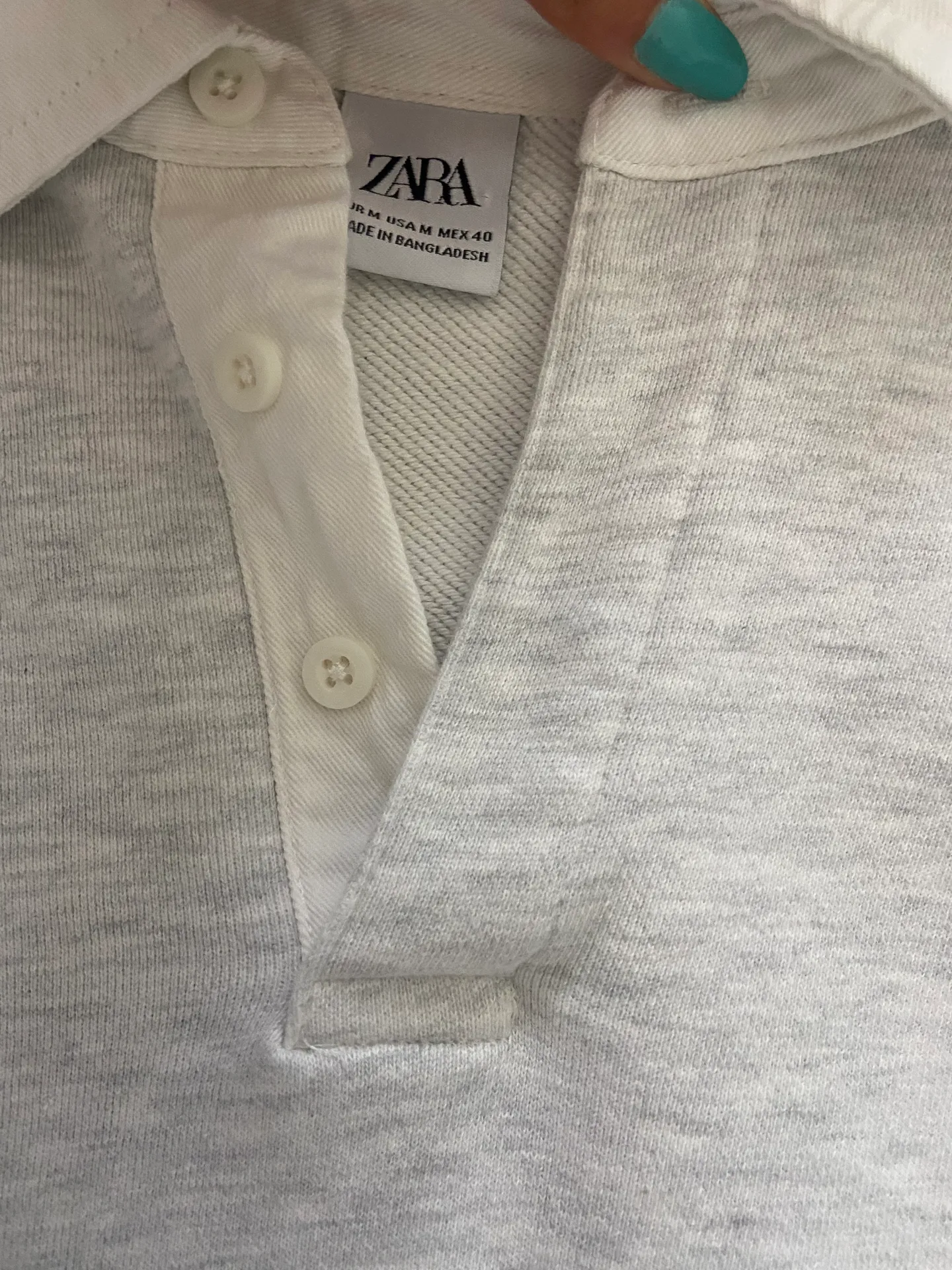 ZARA Gray  Sweater - Image 3