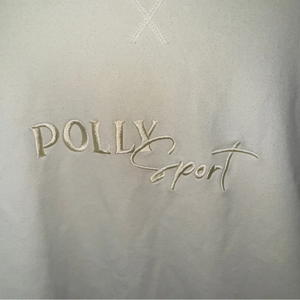 Oh Polly Sport oversized tee crewneck butter embroidered short sleeve tshirt - Image 4