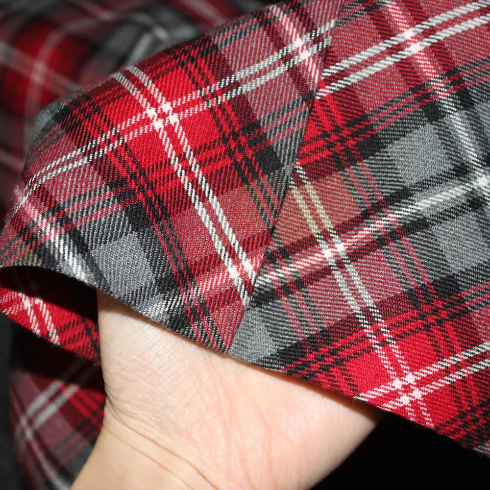 vintage 90s red plaid high waisted mini skirt by iz byer california Size M - Image 10