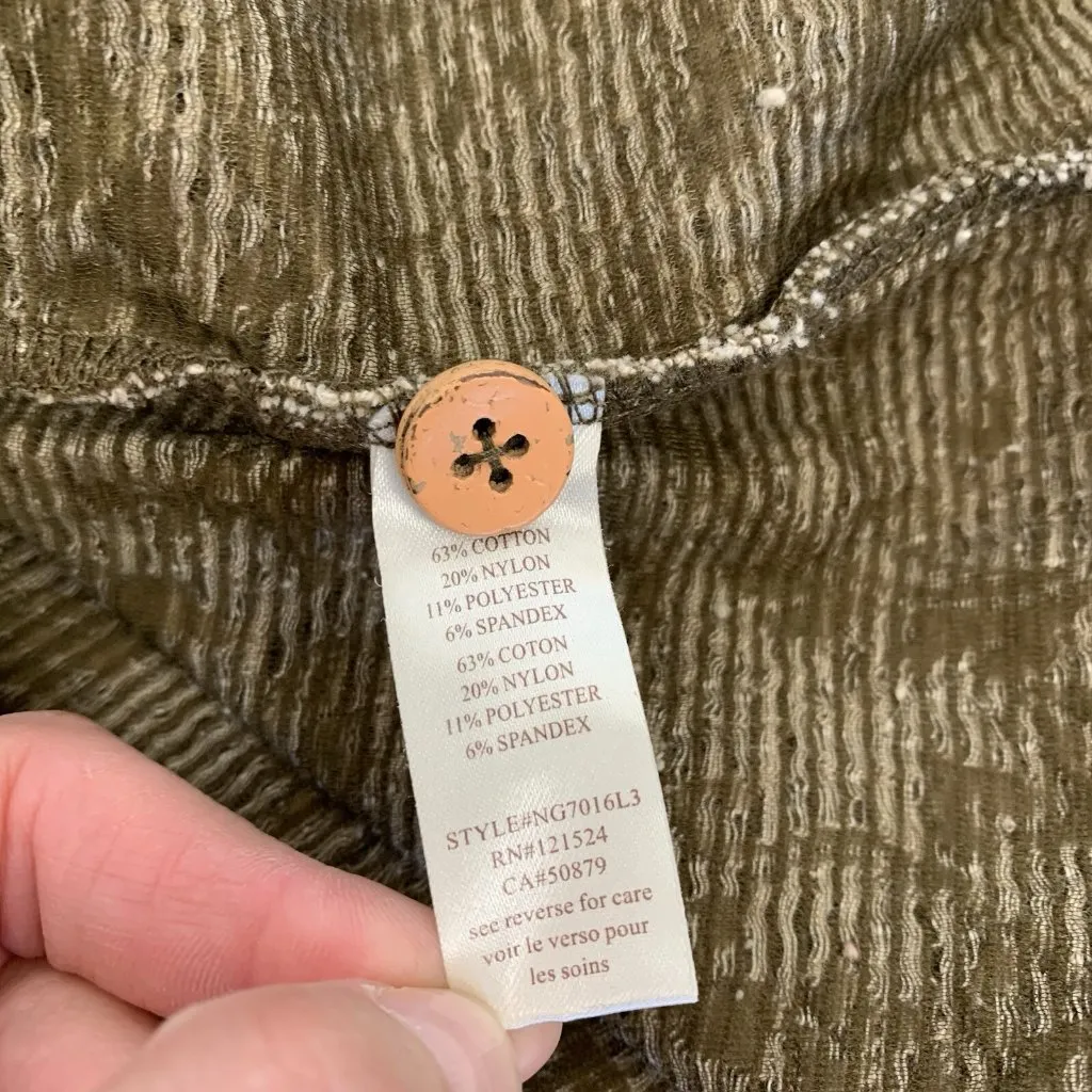 Nick Mo Dress Medium Green Knit‎ Long Sleeve Boho Fall Winter Cottagecore - Image 6