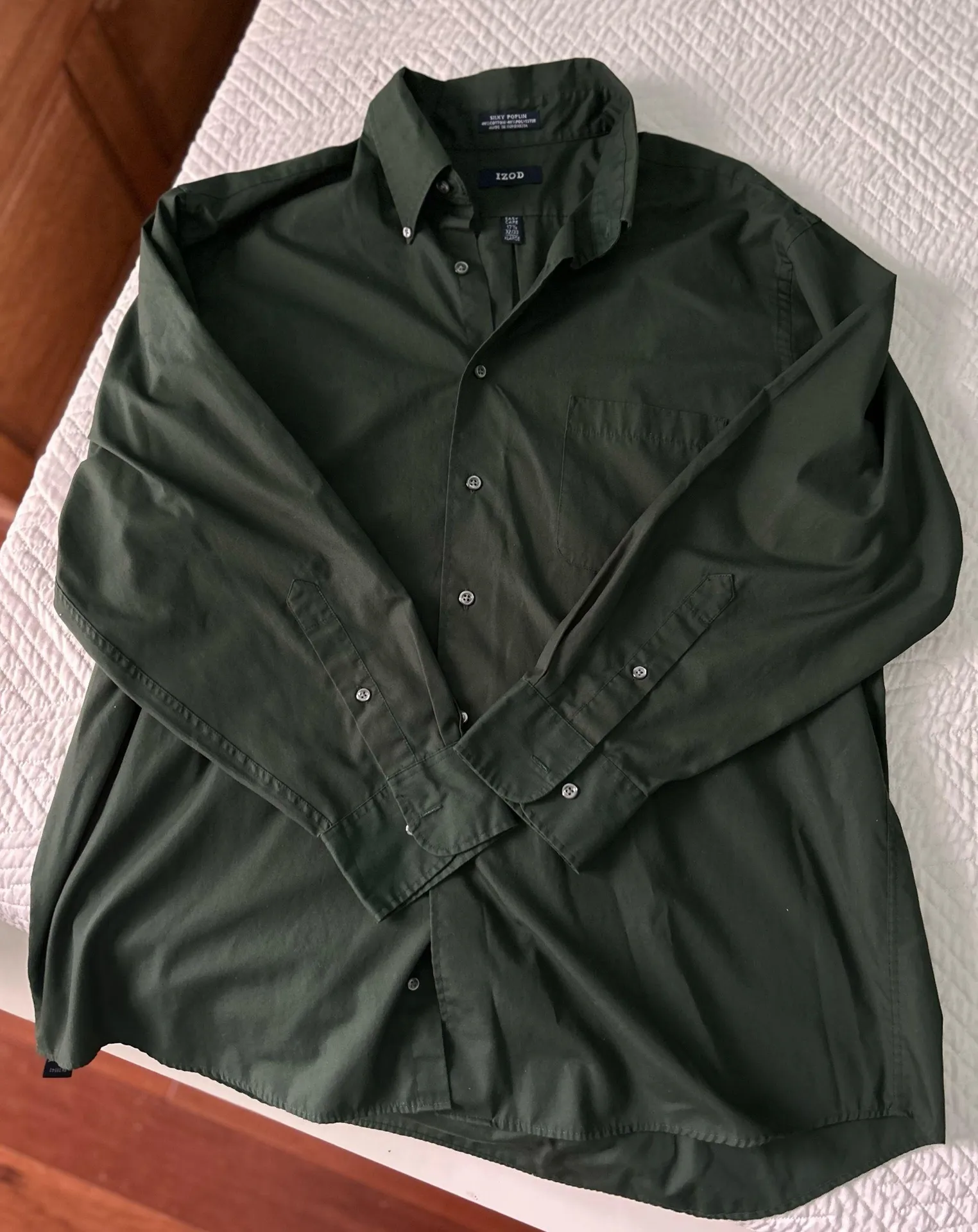 ZARA Green Button Down Shirt - Image 3