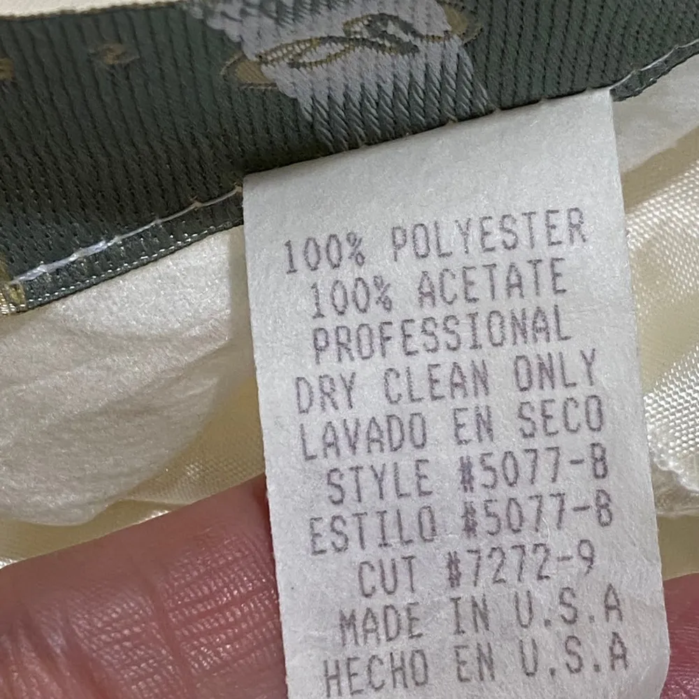 Aspeed Off White Cream Long Wedding Prom Formal Dress w Beaded Appliqué - Image 11