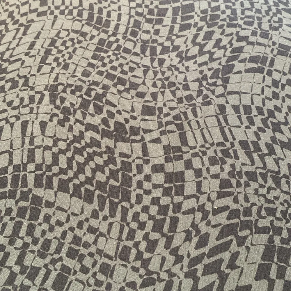 Garnet Hill Swing Midi Dress Color Onyx Texture Floral Lagenlook Grey Size XL - Image 7