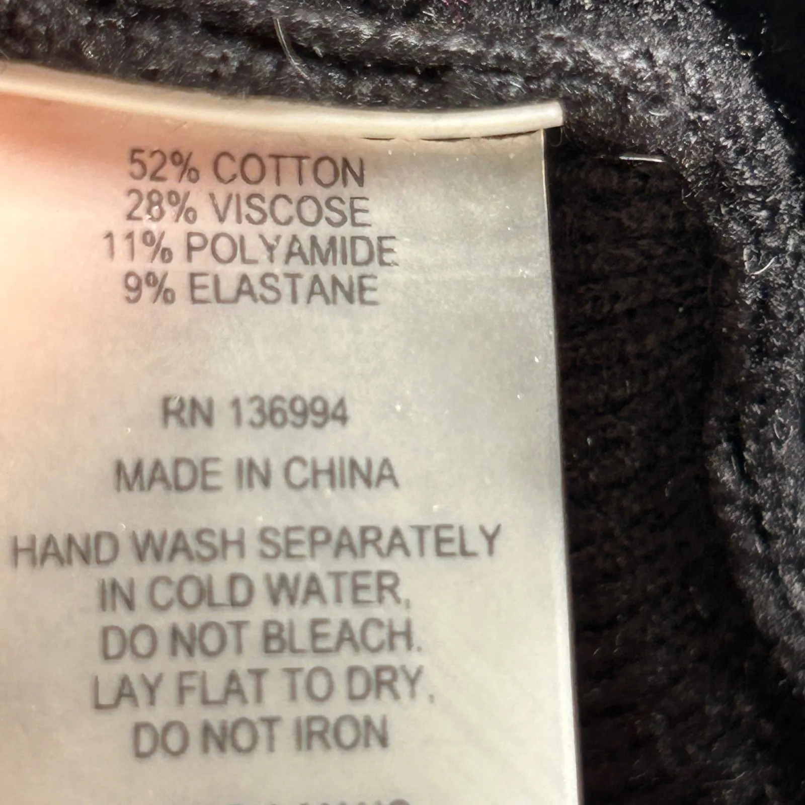 Vila Milano Black Boat Neck Dolman Sleeve Sweater Top Size Small - Image 5