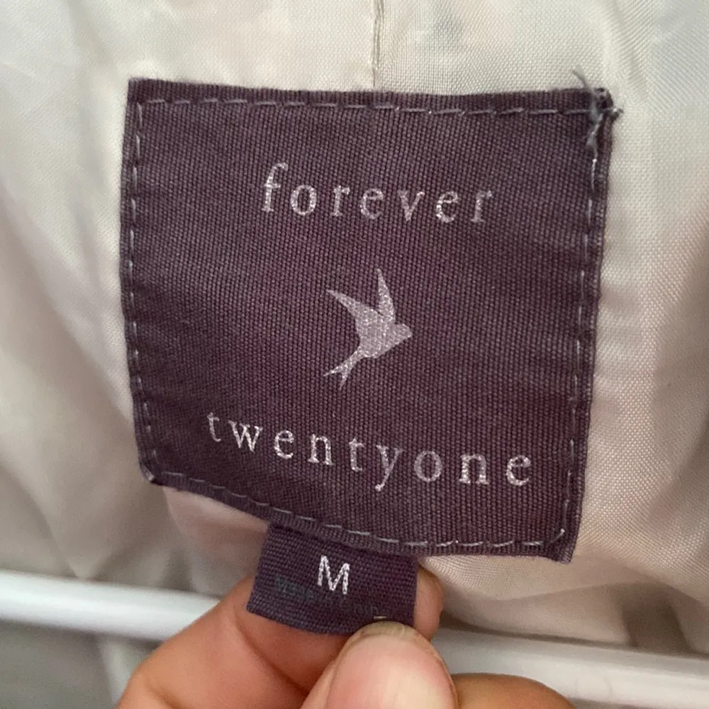 Forever 21 Cheetah Print Double Breasted Coat Jacket Size S - Image 3