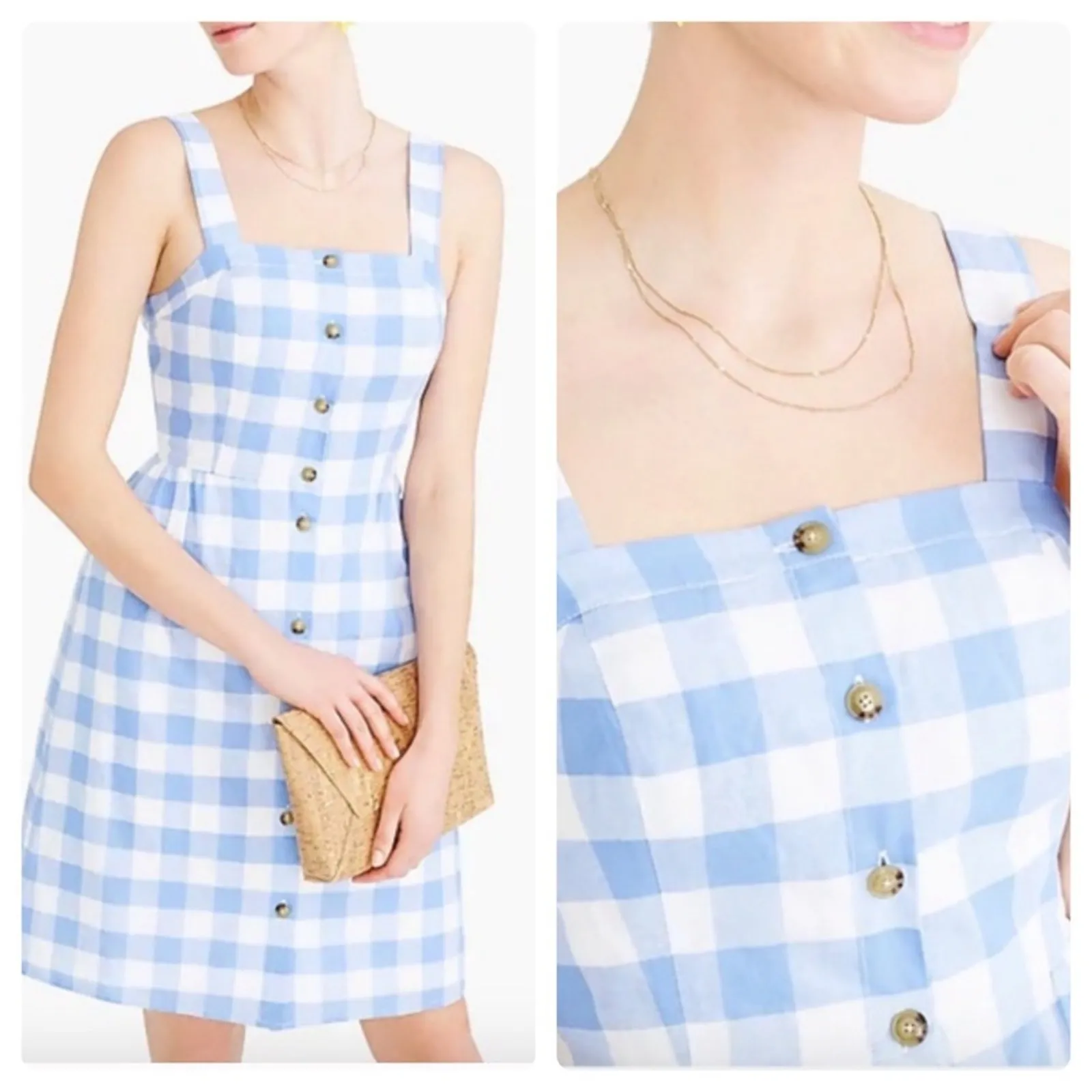 J.Crew Gingham Button-front Dress - Image 17